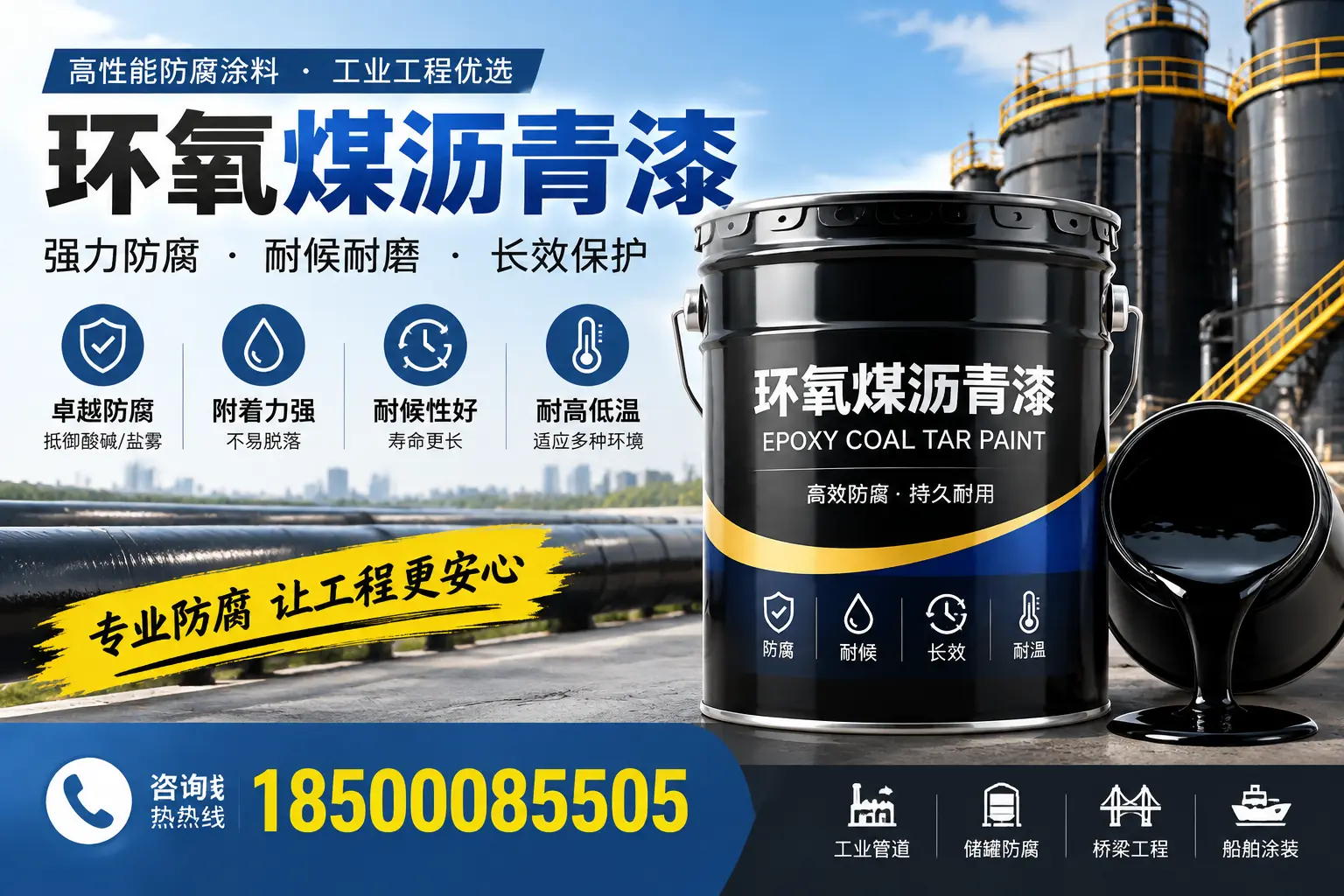 环氧煤沥青漆的施工方法与注意事项，确保在临夏顺利完成